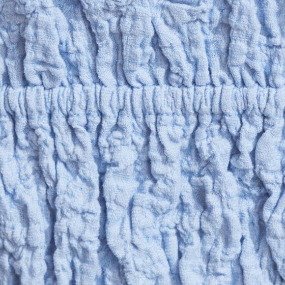 NWT Scrunch Knit Tie Front Cami Serenity Blue - Picture 4 of 4